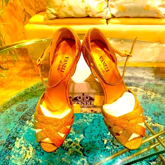 ✨Vaneli Di Notte✨ Elita Metallic Silver Labryfab - Picture 1 of 9